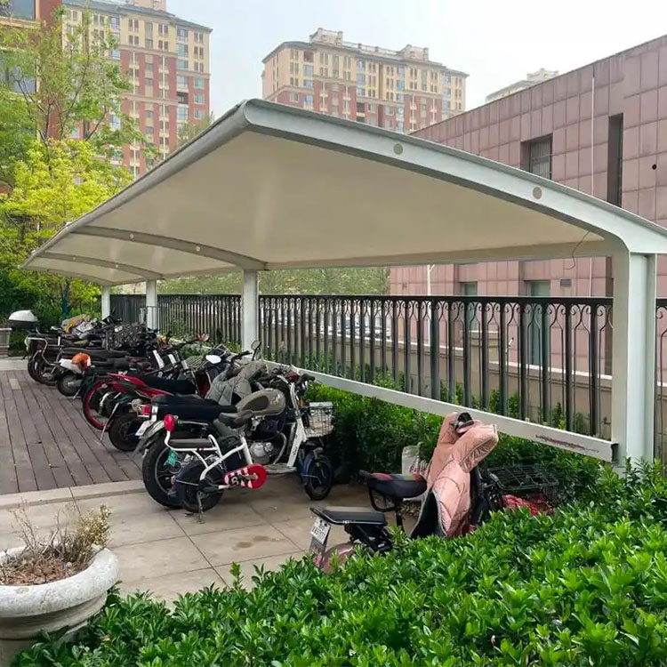 北安市膜结构电动车棚